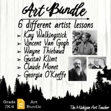 Elementary/Middle School Visual Art Bundle - 6 Artist Base