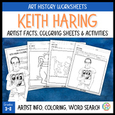 Artist Coloring & Activities, Keith Haring Coloring, Middl