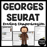 Artist Georges Seurat Reading Comprehension Worksheet Art 