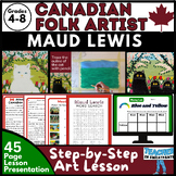 Artist Maud Lewis - Painting Lesson and Canadian Folk Arti
