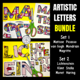 Artist Names Bulletin Board Letters Bundle - Artistic Letters