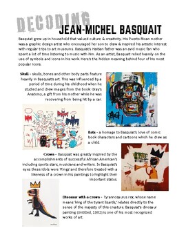 Preview of Artist Page - Jean-Michel Basquiat