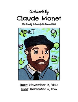 Preview of Artist Picture Book - Claude Monet