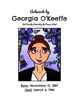 Preview of Artist Picture Book - Georgia O'Keeffe