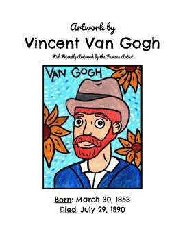 Preview of Artist Picture Book - Vincent Van Gogh