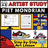 Artist Piet Mondrian - Painting Lesson and Artist Study
