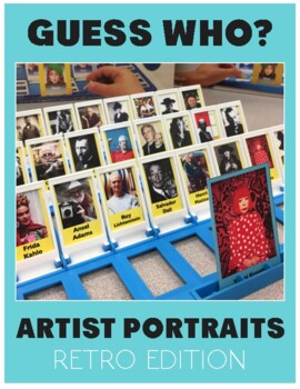 Preview of Art Guess Who Retro: Artist Portraits, Art Game
