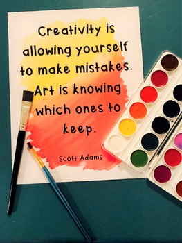Artist Quote Posters by Nicole Piland | TPT