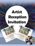 Artist Reception Invitation (Editable, FREE!)