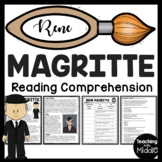 Artist Rene Magritte Reading Comprehension Worksheet for A