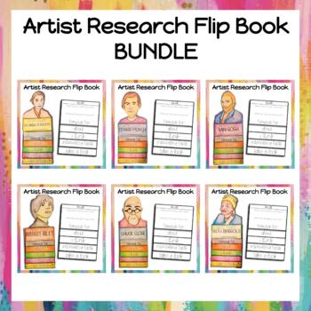 Preview of Artist Research | Flip Book | BUNDLE 2