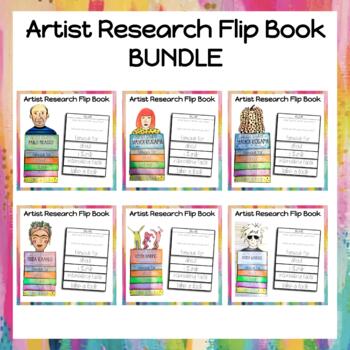 Preview of Artist Research | Flip Book | BUNDLE 1