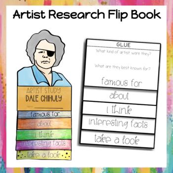 Artist Research | Flip Book | Dale Chihuly by Designs By Um | TpT