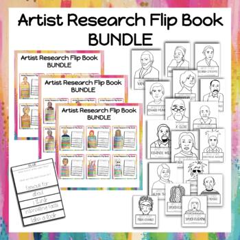 Preview of Artist Research | Flip Book | ENTIRE BUNDLE