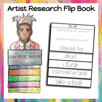 Preview of Artist Research | Flip Book | Jean-Michel Basquiat