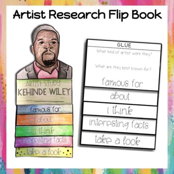 Preview of Artist Research | Flip Book | Kehinde Wiley