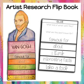 Preview of Artist Research | Flip Book | Van Gogh