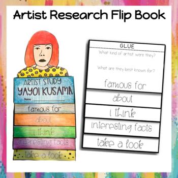 Preview of Artist Research | Flip Book | Yayoi Kusama Vol. 2