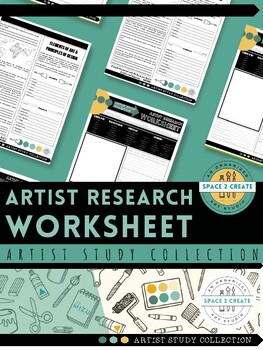 Preview of Artist Research Worksheet
