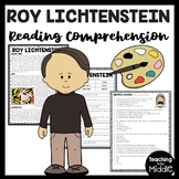 Artist Roy Lichtenstein Reading Comprehension Worksheet Ar