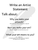 Artist Statement Anchor Chart