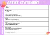 Artist Statement Scaffold for Middle School Visual Arts