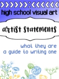 Artist Statements lesson for high school - HOW TO GUIDE