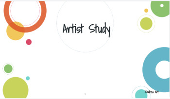 Preview of Artist Study