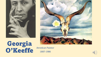 Preview of Artist in a Minute O'Keeffe Bundle - Video and Support Materials