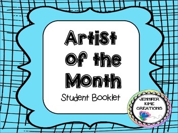 Preview of Artist of the Month Student Booklet