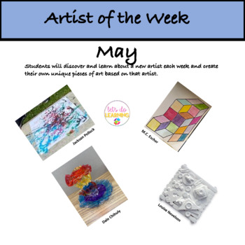 Preview of Artist of the Week - Biographies and Lessons - May