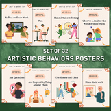 Artistic Behaviors Posters (Set of 32)
