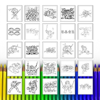 Turtle Coloring Book: Hypno Puzzle Single Line Spiral and Activity