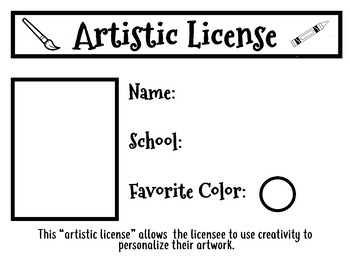 artistic licence uk meaning