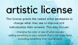 Artistic License (US Spelling - Blue)