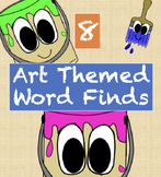 Artistic Word Search Collection ~ 8 Different Word Finds f