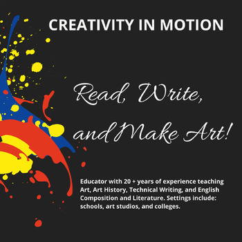 Artists: Artist, Title, Time Period by Creativity in Motion | TPT