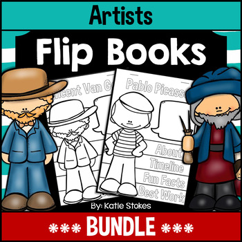 Preview of Artists Flip Books - BUNDLE