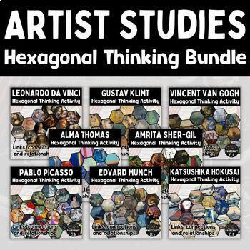 Preview of Artists Study Activity | Hexagonal Thinking | Links and Connections