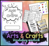 Arts & Craft vocabulary mini book