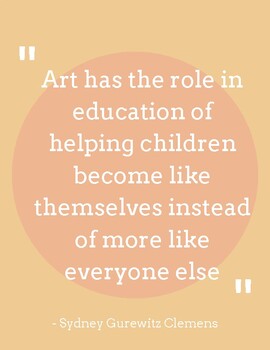 Arts Role Poster by Ali Marie | Teachers Pay Teachers