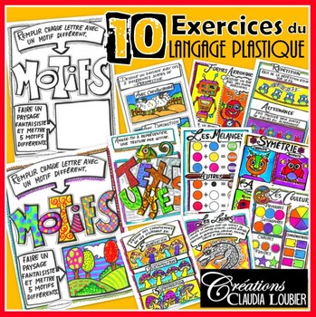 Preview of Arts plastiques: 10 exercices, TOUT le langage plastique des arts au primaire