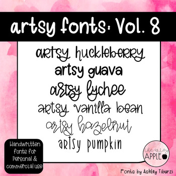 Preview of Artsy Fonts: Volume Eight