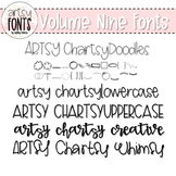Artsy Fonts: Volume Nine