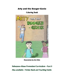 Preview of Arty and the Bogger-Genie Coloring Book