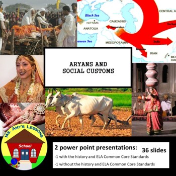 Preview of Ancient India: Aryans & Social Customs PowerPoint Presentation