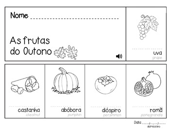 Preview of Fall Fruits - As Frutas do Outono