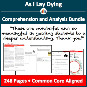 Preview of As I Lay Dying – Comprehension and Analysis Bundle