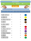 As cores ( the colours) worksheets