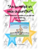 As-tu rempli un seau aujourd'hui/French Immersion Bucket F